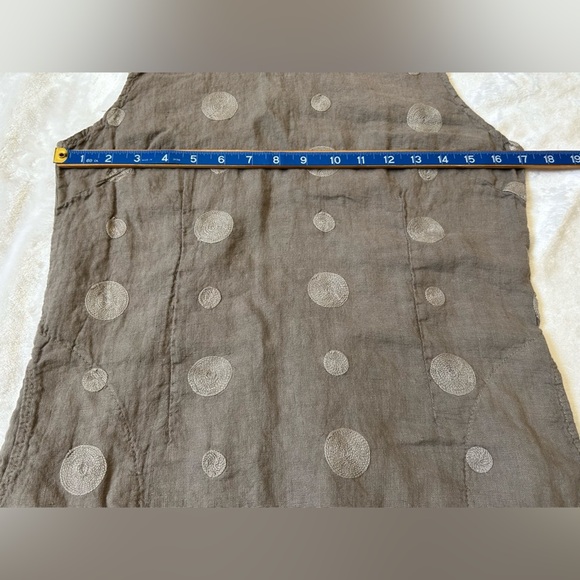 Lina Tomei Linen Sleeveless Dress - Picture 4 of 8